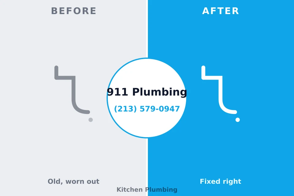 Before and after: plumbing repair Martinsburg, PA